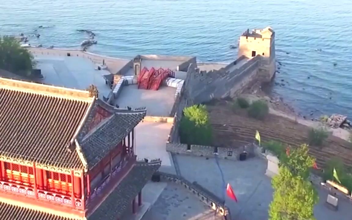 中国万里长城的尽头,竟然建在海里?不得不佩服古代人的智慧!哔哩哔哩bilibili