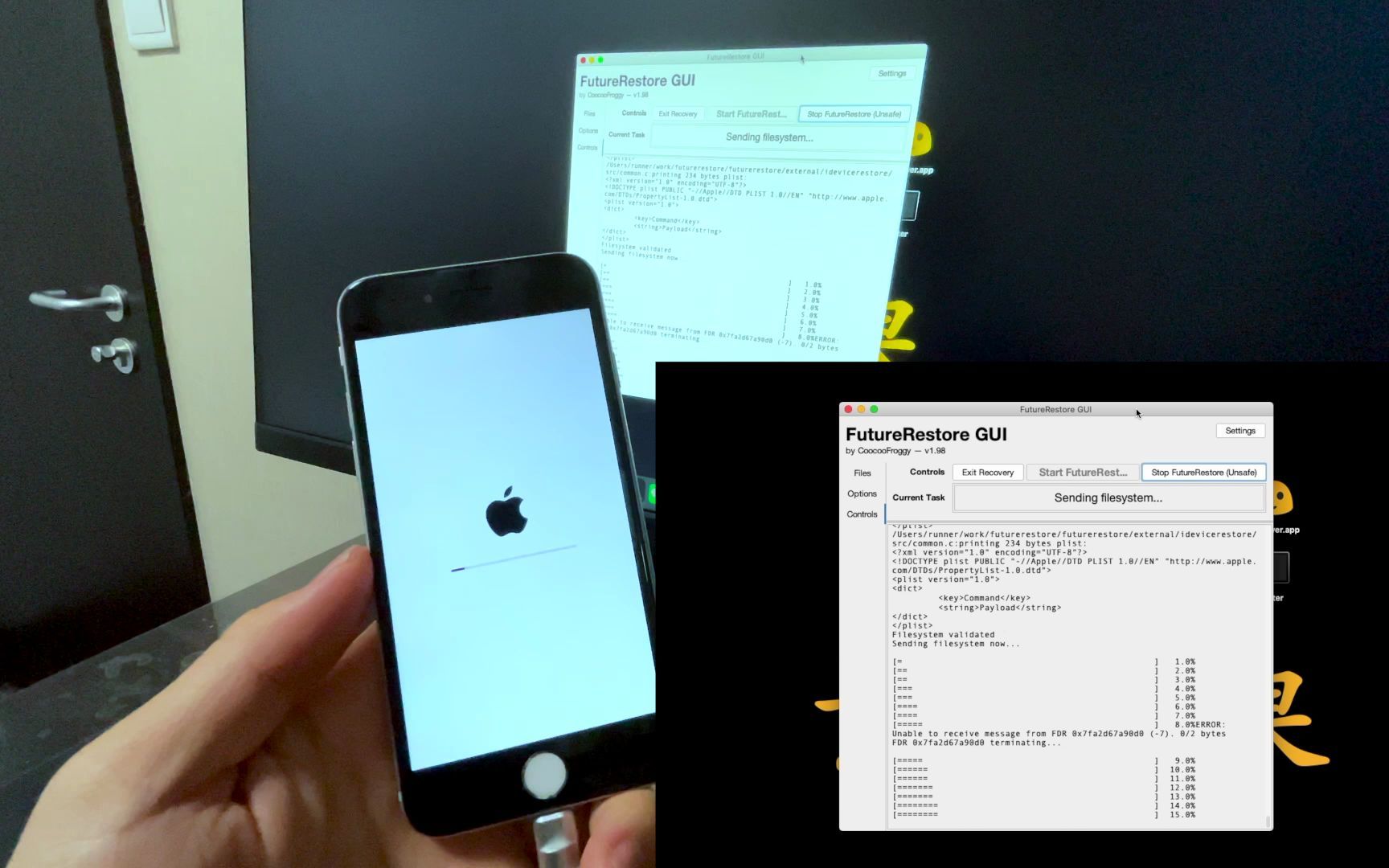 简单两步,iPhone6S从iOS15.6.1降级到iOS14系统,不需要越狱