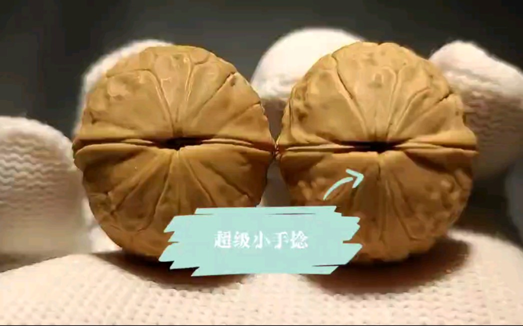 文玩核桃 27mm,蛇皮球,圆圆的手感很好,姜黄皮,全品无瑕疵