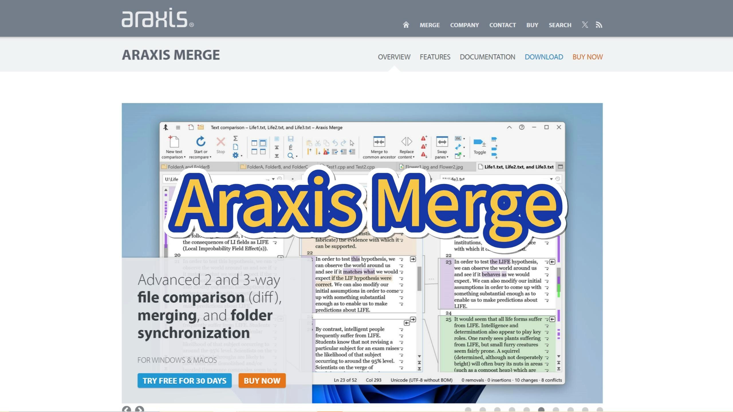 第40期 Araxis Merge,目前体验最丝滑,极简现代的文件对比工具,交互丝滑,适用于开发、法律、出版【体验100款文件管理工具】哔哩哔哩bilibili