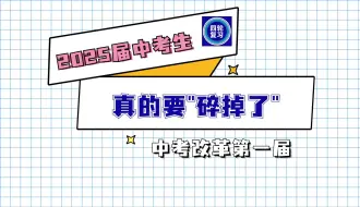 下载视频: 2025届中考生，真的要碎掉了