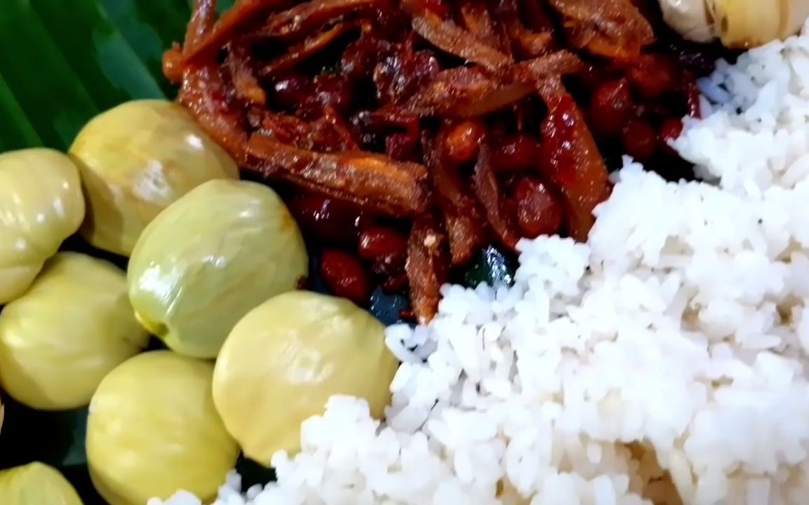 MUKBANG JENGKOL MENTAH SAMBAL TERASI IKAN ASIN + BAWANG PUTIH MAKANAN SUNDA哔哩哔哩bilibili