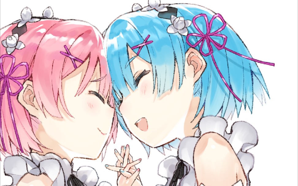 re零开始异世界ova的拉姆和蕾姆巨可爱