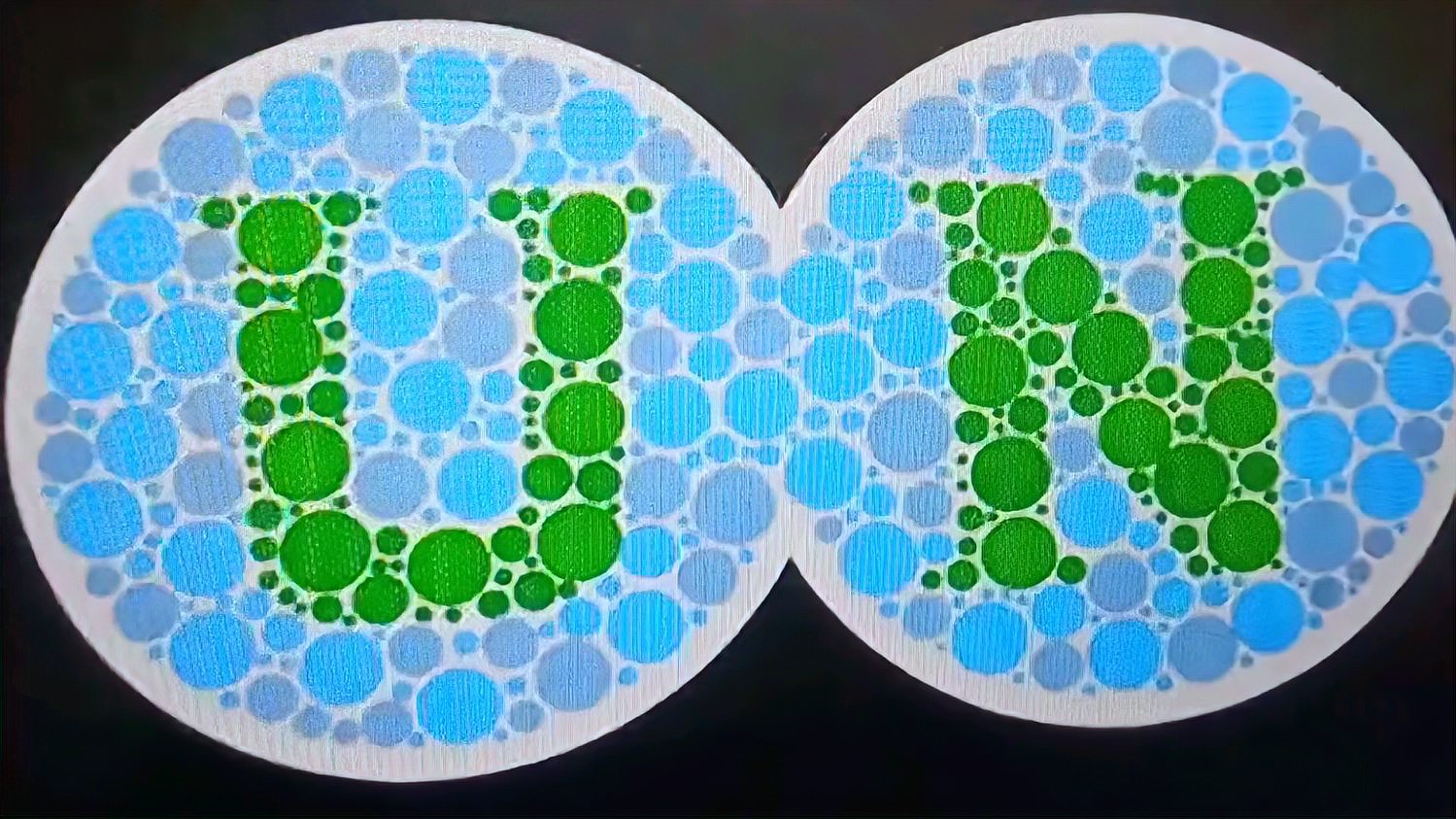 公务员体检色盲测试,图中的字母是什么?快告诉老师