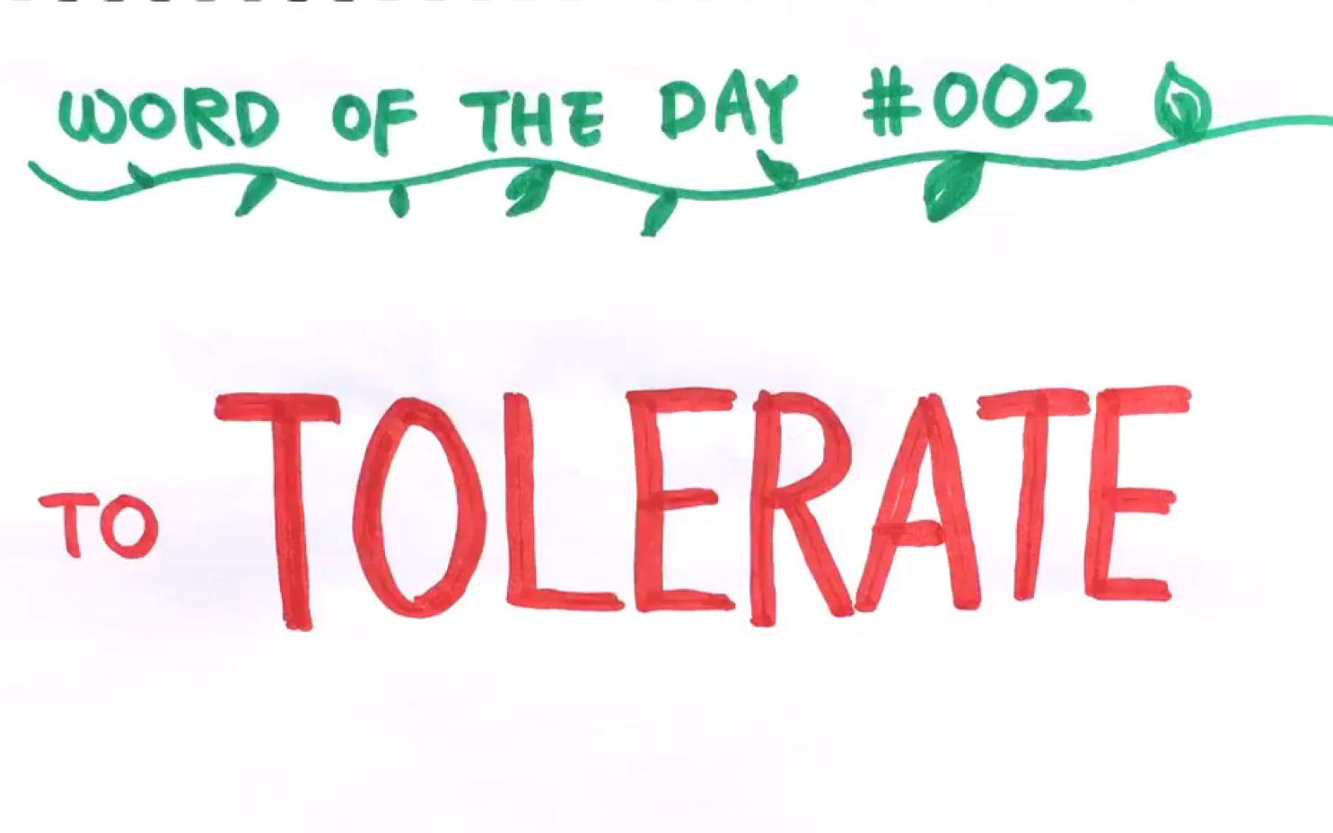 每日一词#002 tolerate, tolerant, intolerant | EZH0012哔哩哔哩bilibili