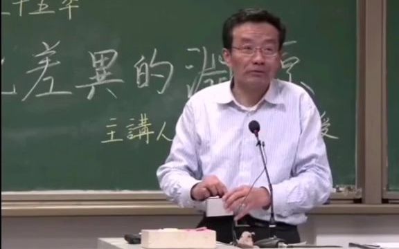 [图]【复旦大学公开课】复旦大学教授王德峰讲座：中西文化差异的渊源！上课先点根烟，果然有能力的人都有些相同点！