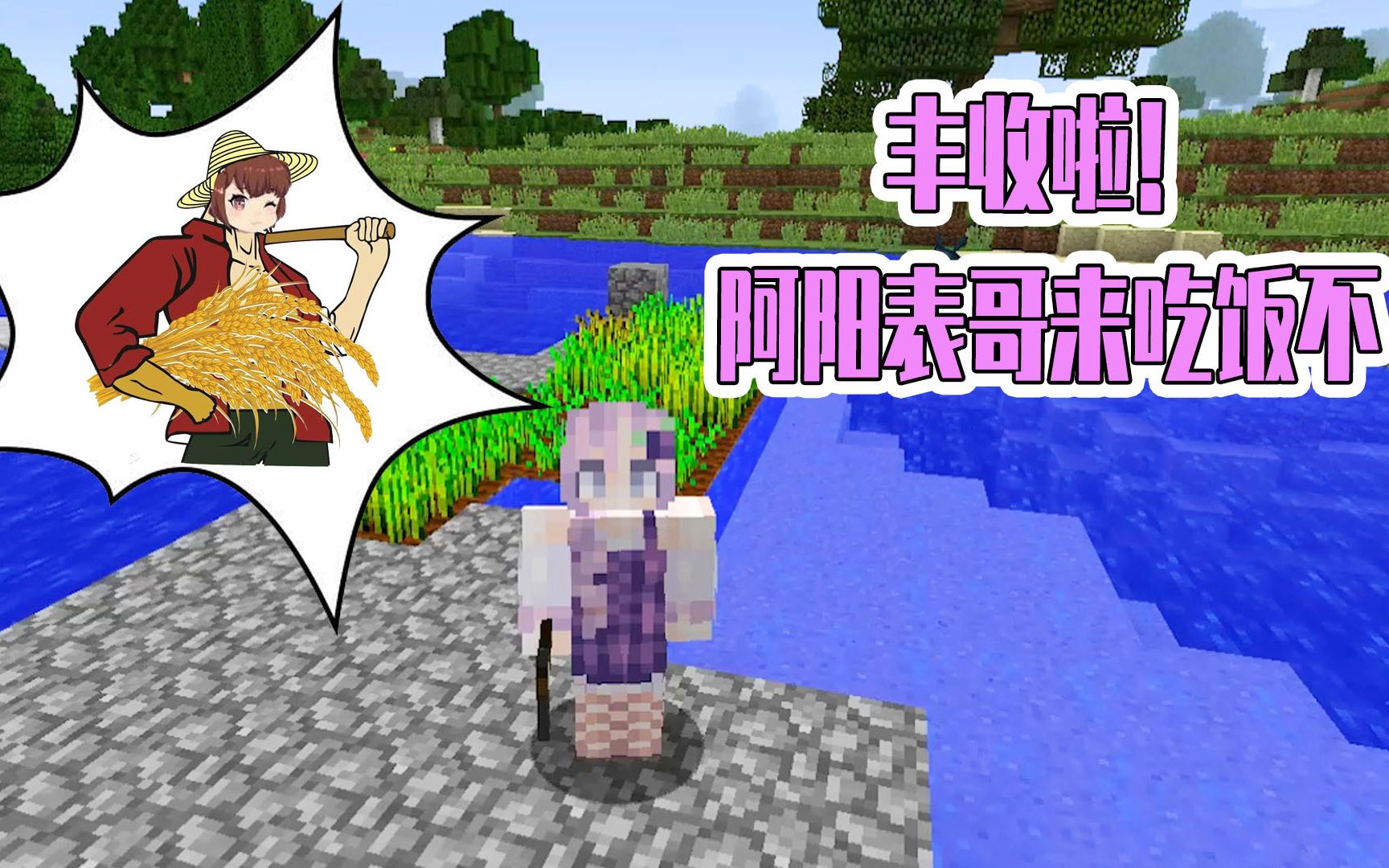 我的世界星怡历险记16建造有史以来最大农田原因确实为了阿阳的到来