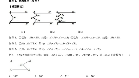 導角模型之平行線與拐點模型