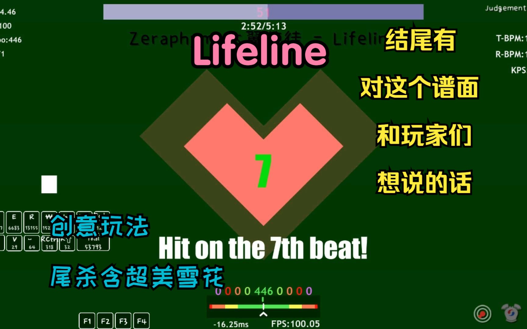 [冰与火之舞/优质谱]非常治愈的歌曲 lifeline(生命线)严判 通过