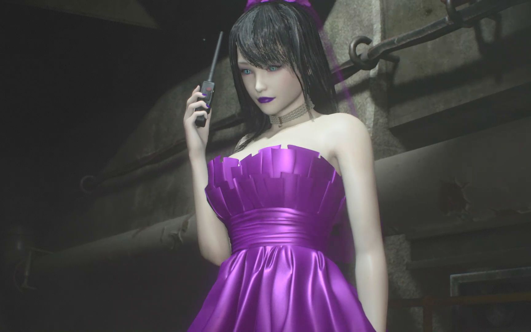 生化危机2 mod 艾达的紫罗兰伴娘装