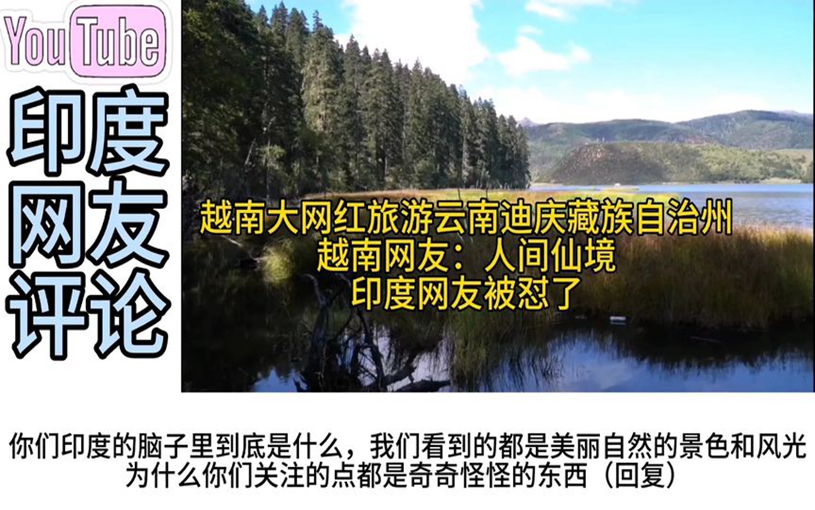 越南大网红旅游云南迪庆藏族自治州,印度网友被越南网友怼了哔哩哔哩bilibili