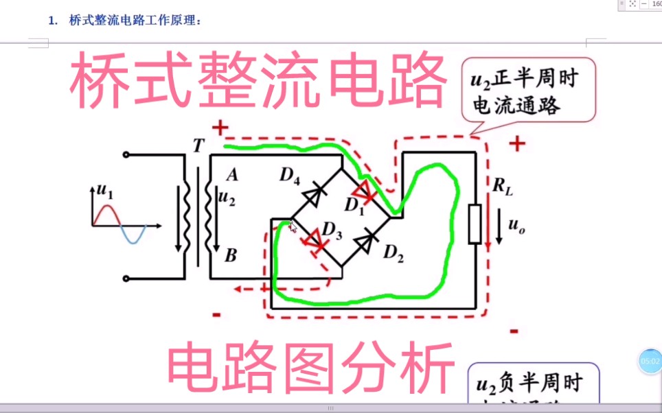 橋式整流電路整流橋基礎知識電路圖一看就懂