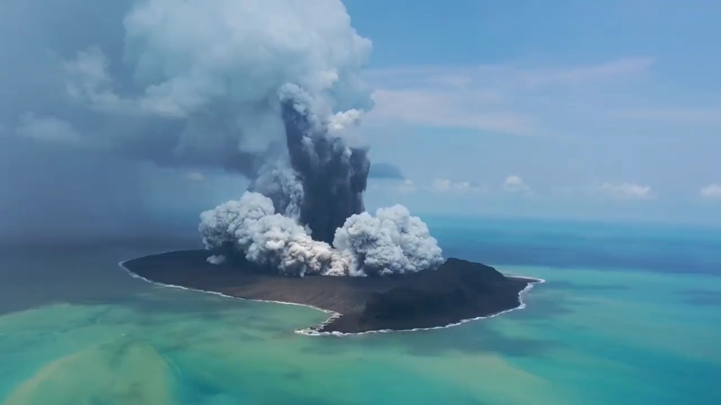 汤加 tonga火山喷发哔哩哔哩bilibili