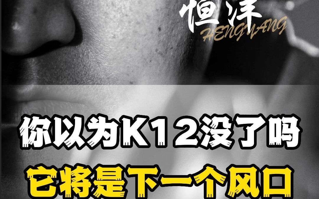 你以为K12没了吗,它将是下一个风口哔哩哔哩bilibili