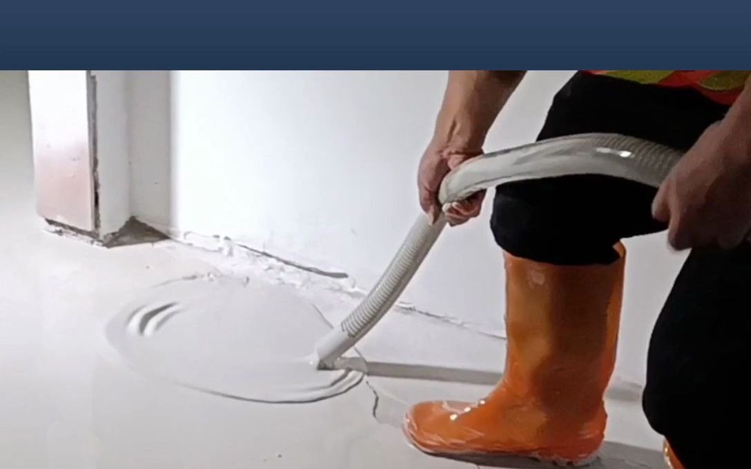 爱多邦新材料厚层无沙石膏基自流平