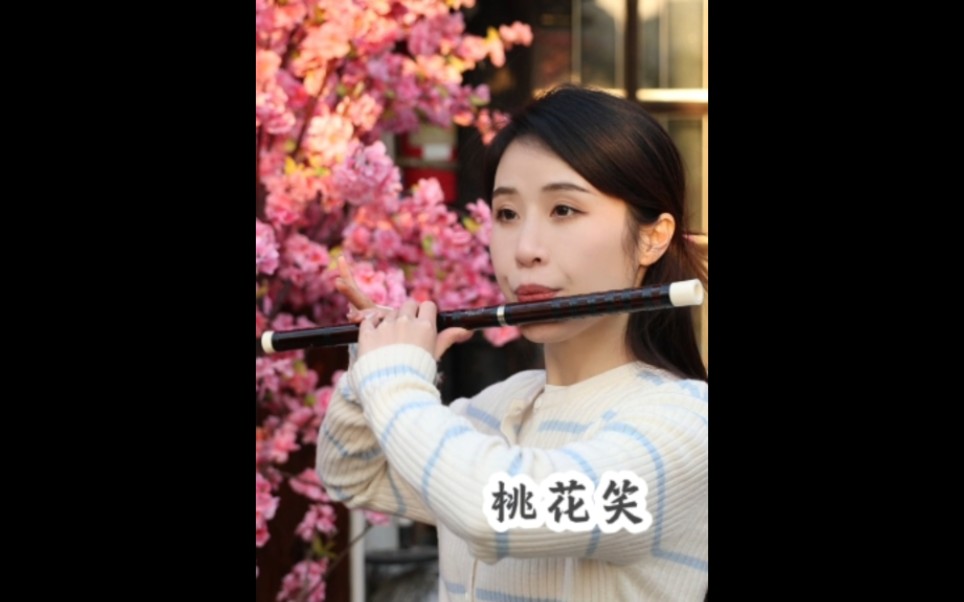 桃花笑竹笛演奏