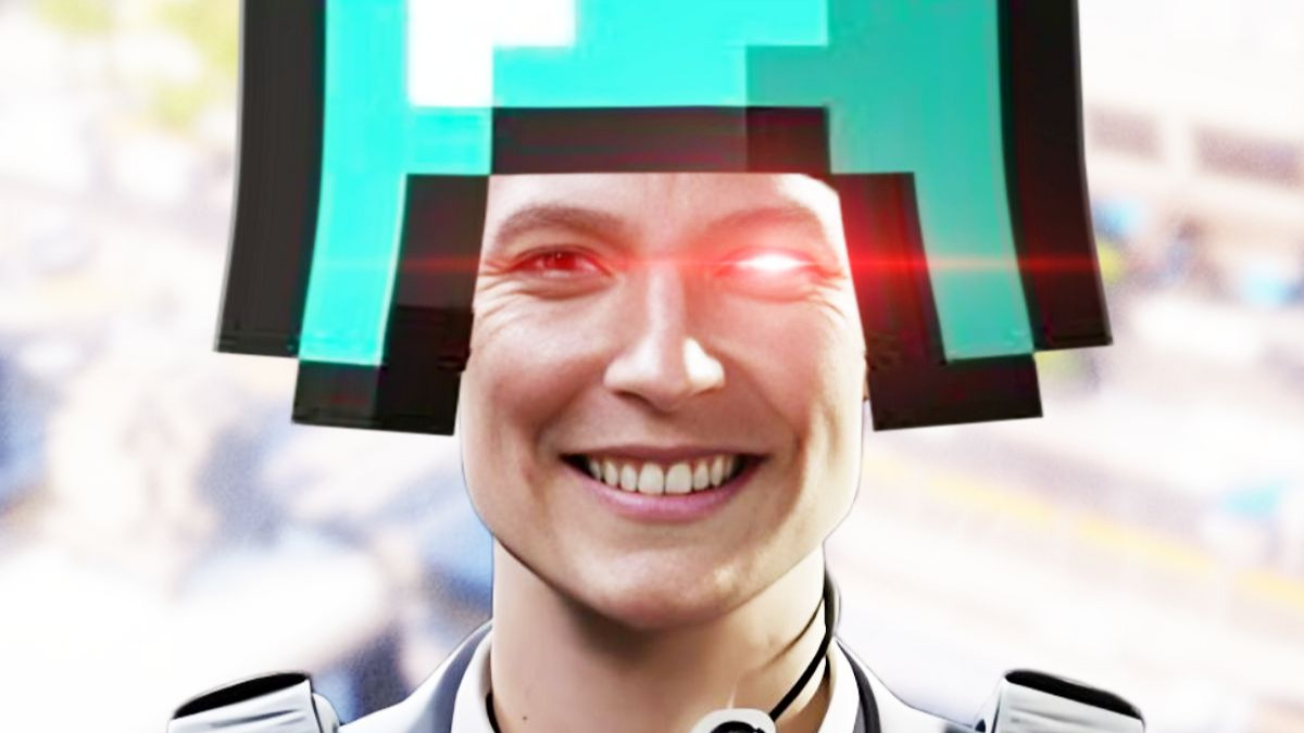 当你在MC中扮演航天老太追猎玩家。。。