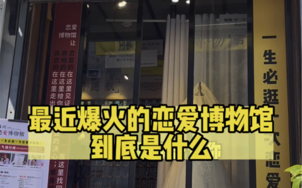 一个视频告诉你,最近爆火的恋爱博物馆到底可以干什么哔哩哔哩bilibili