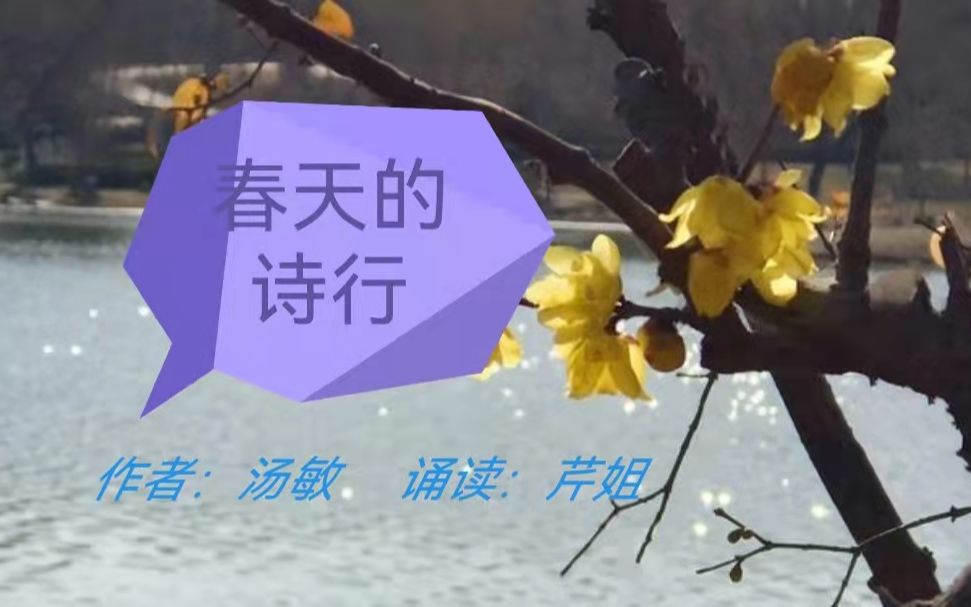 【散文诗】春天的诗行哔哩哔哩bilibili