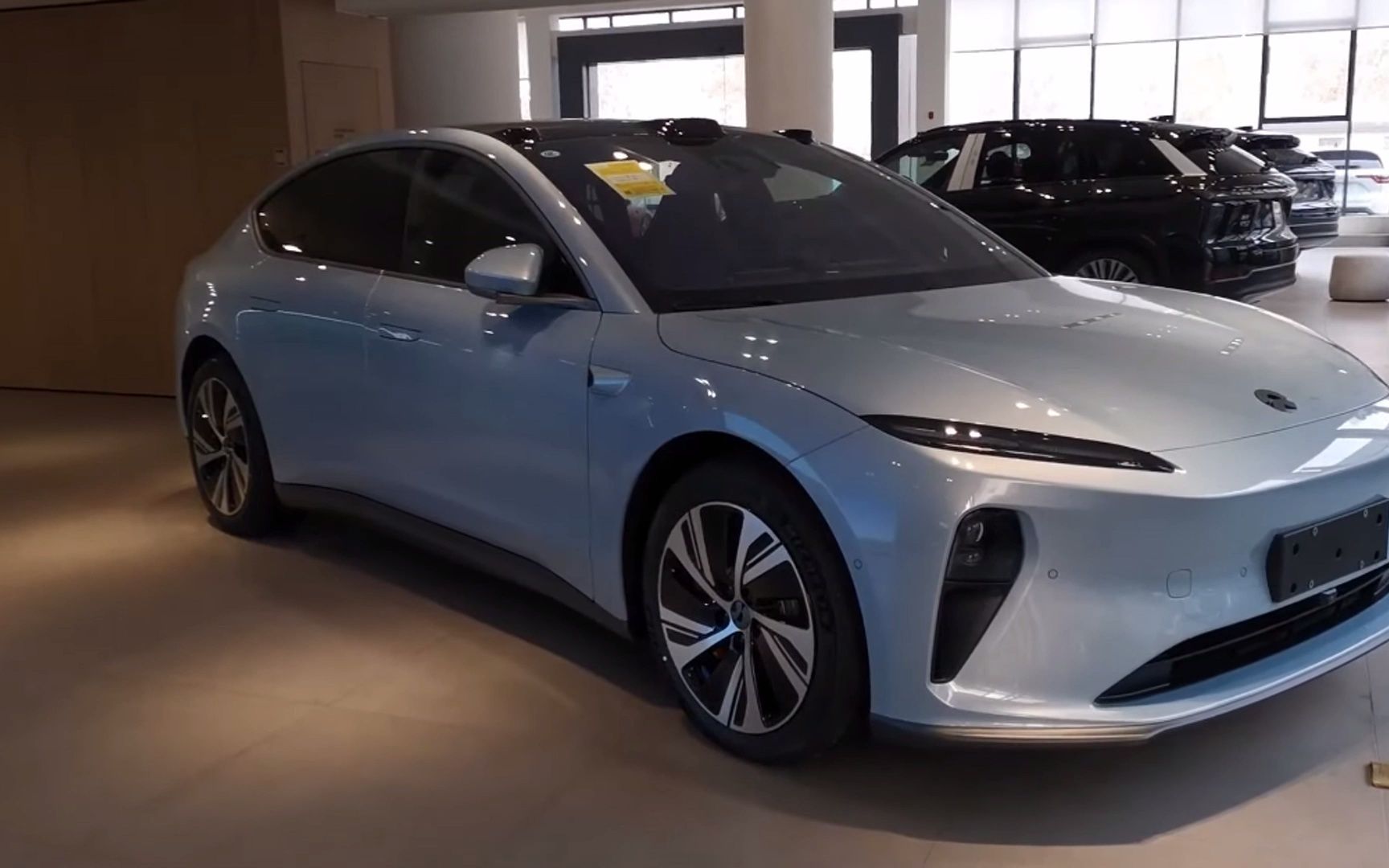 蔚来et5新能源轿跑看起来有一丝德国车的味道,自主品牌造车是越来越强