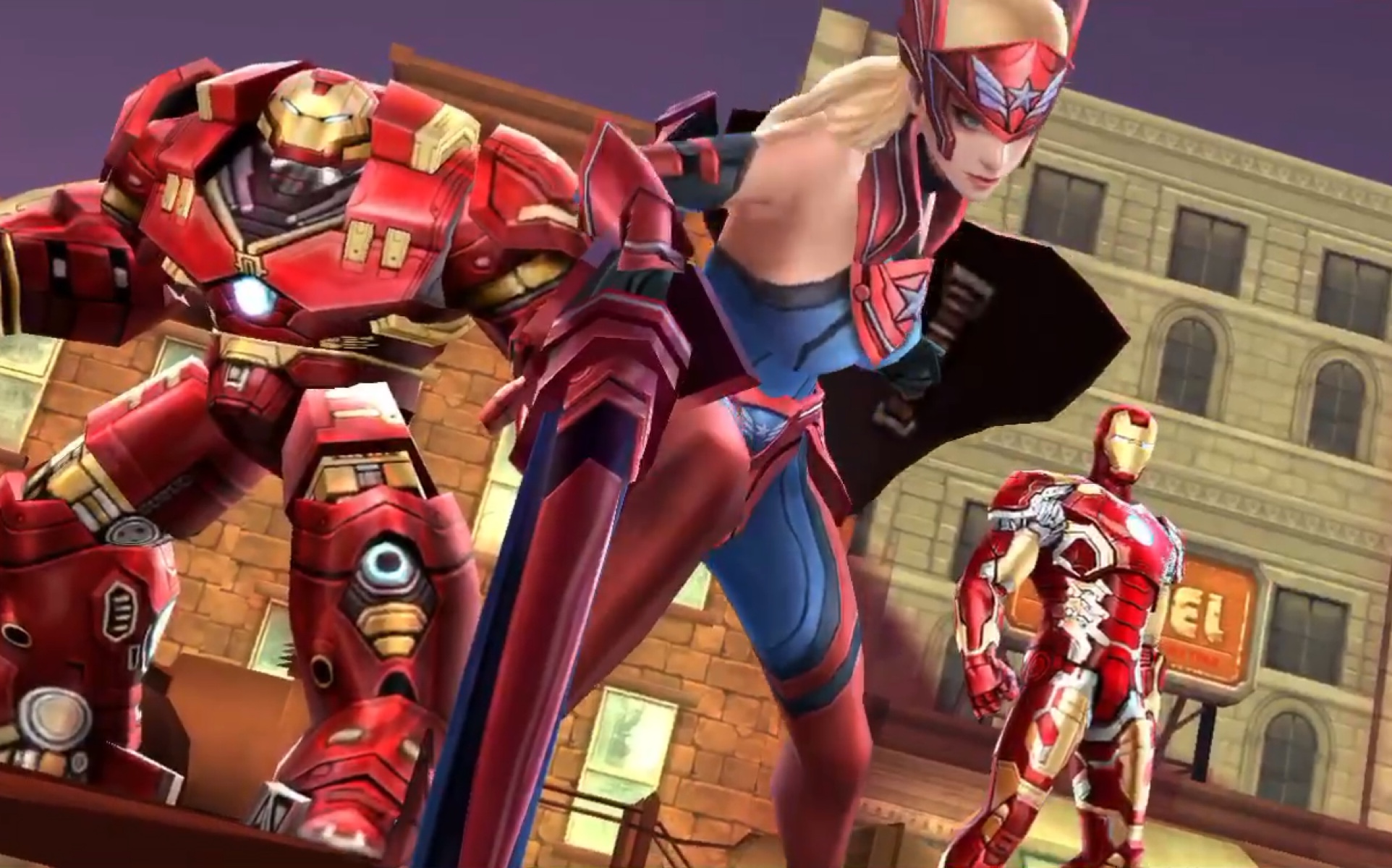 【漫威英雄】《未来之战》平行宇宙中美国队长的女儿莎伦_哔哩哔哩