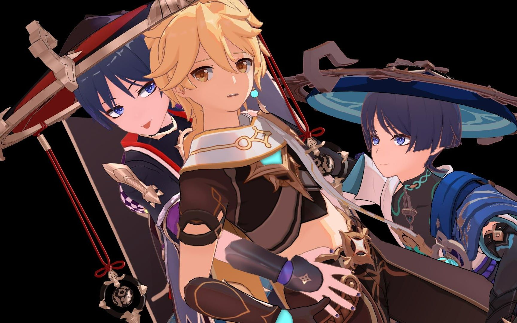 【原神mmd/散空】无法停止震抖的症状-虎视眈