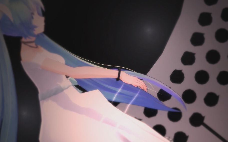 【mmd】miku   蜘蛛糸モノポリ