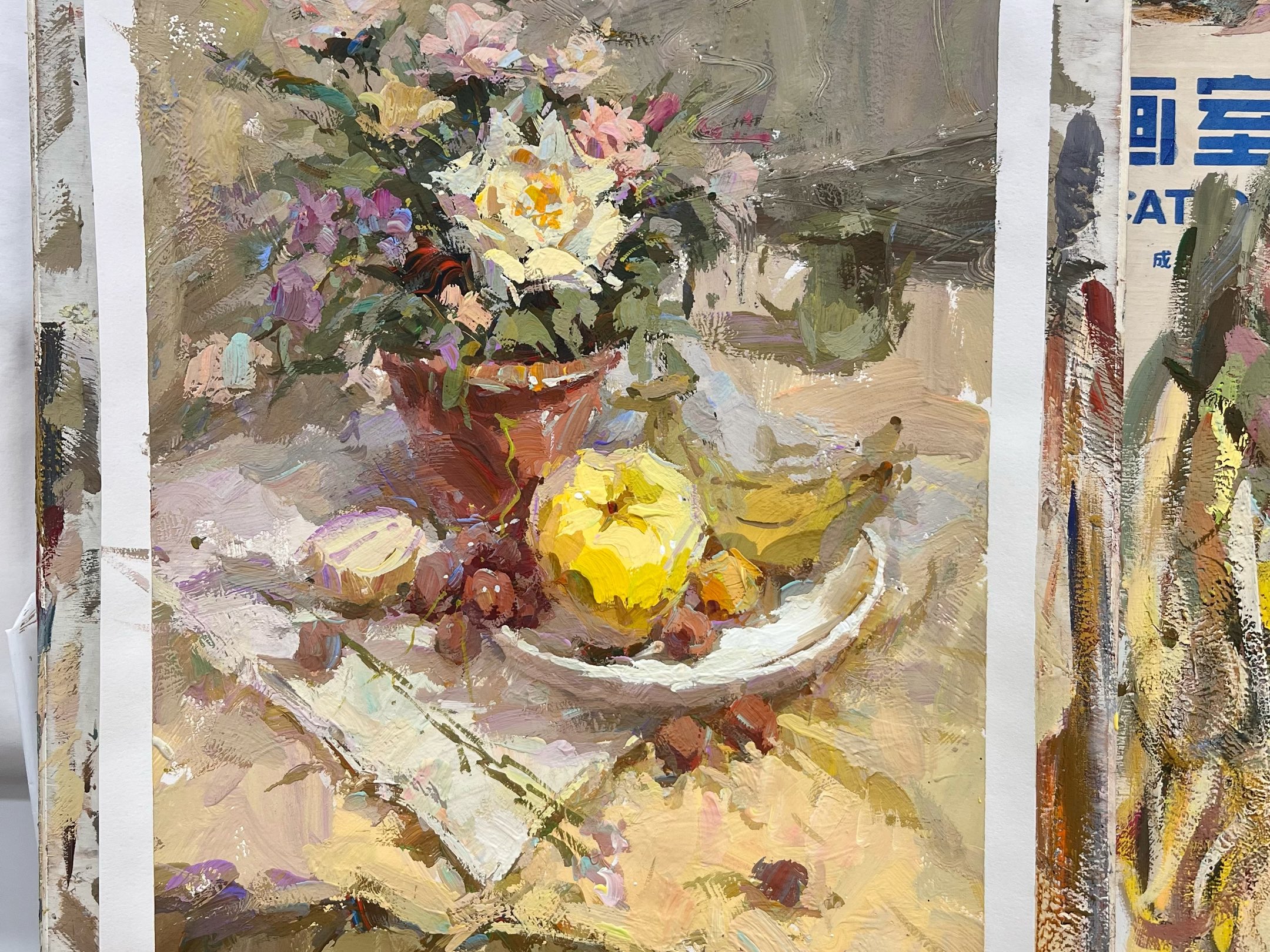 色彩画静物摄影构图教程，一分钟就会