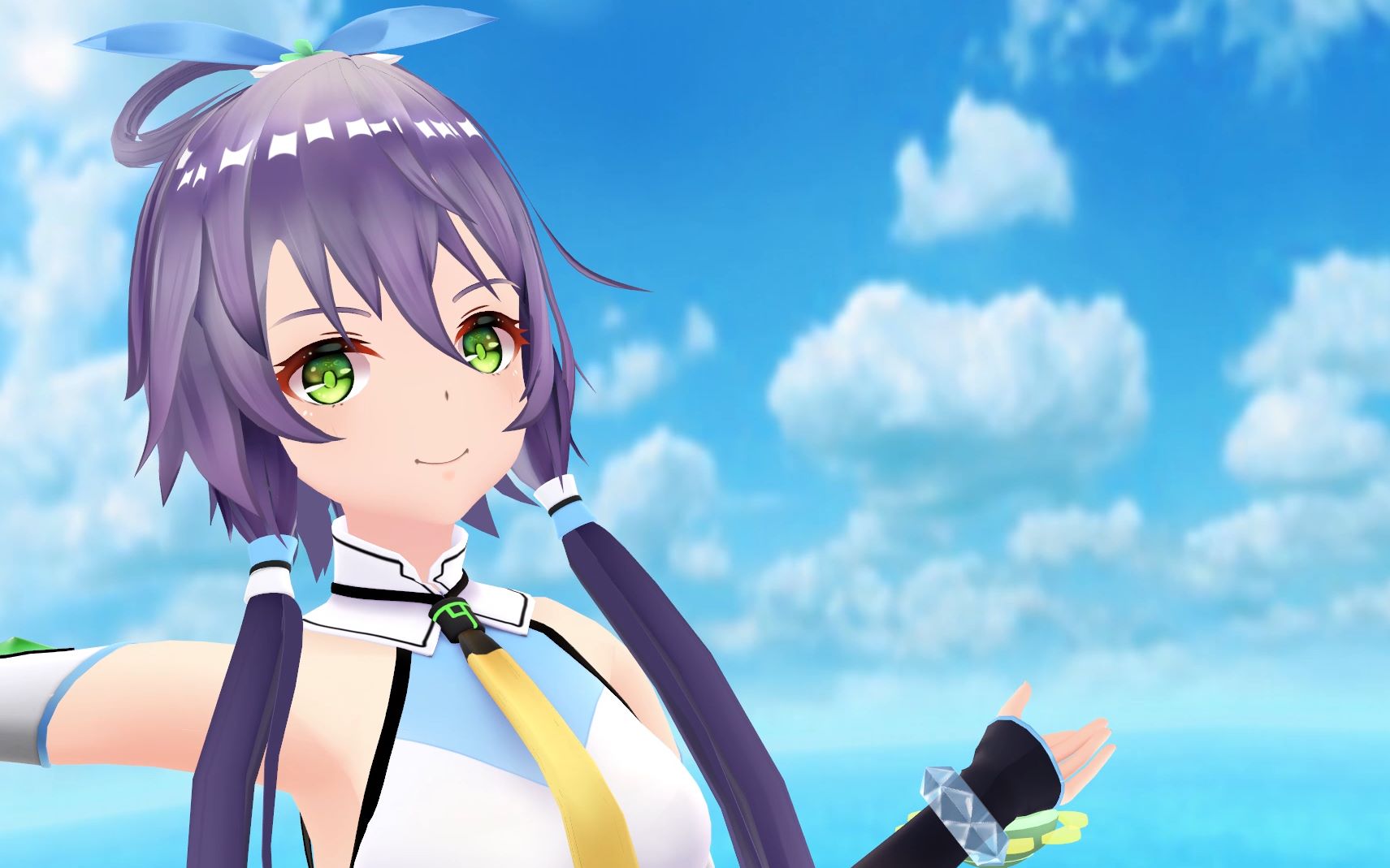 【mmd】洛天依-极乐净土(新人)【mmd萌新向】用九分钟教你学会ray渲染