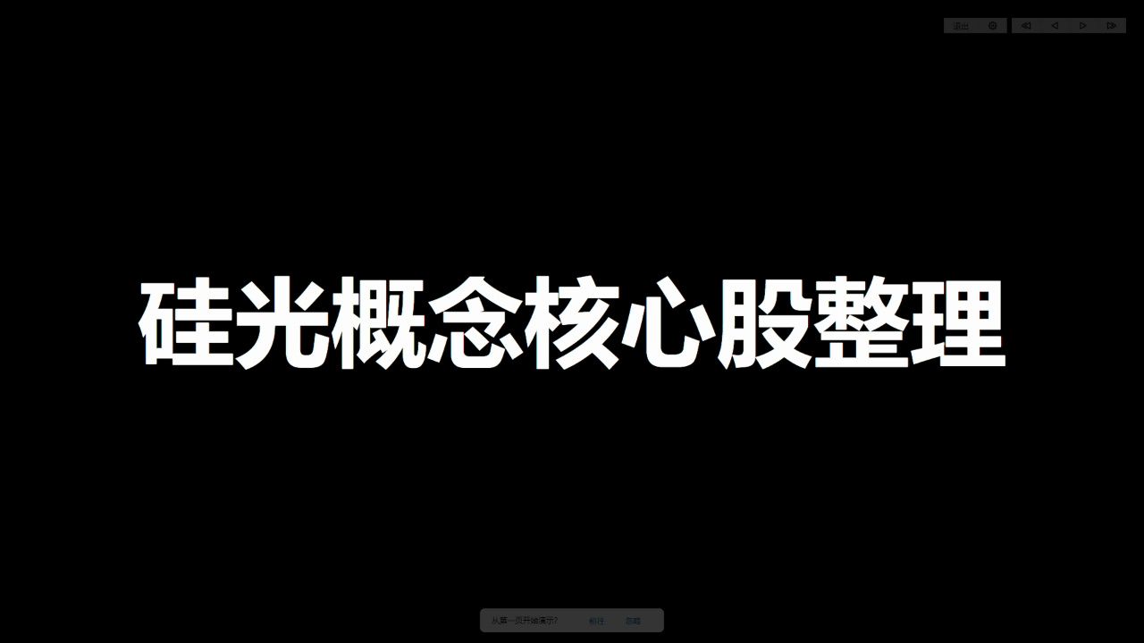 硅光概念核心股整理哔哩哔哩bilibili