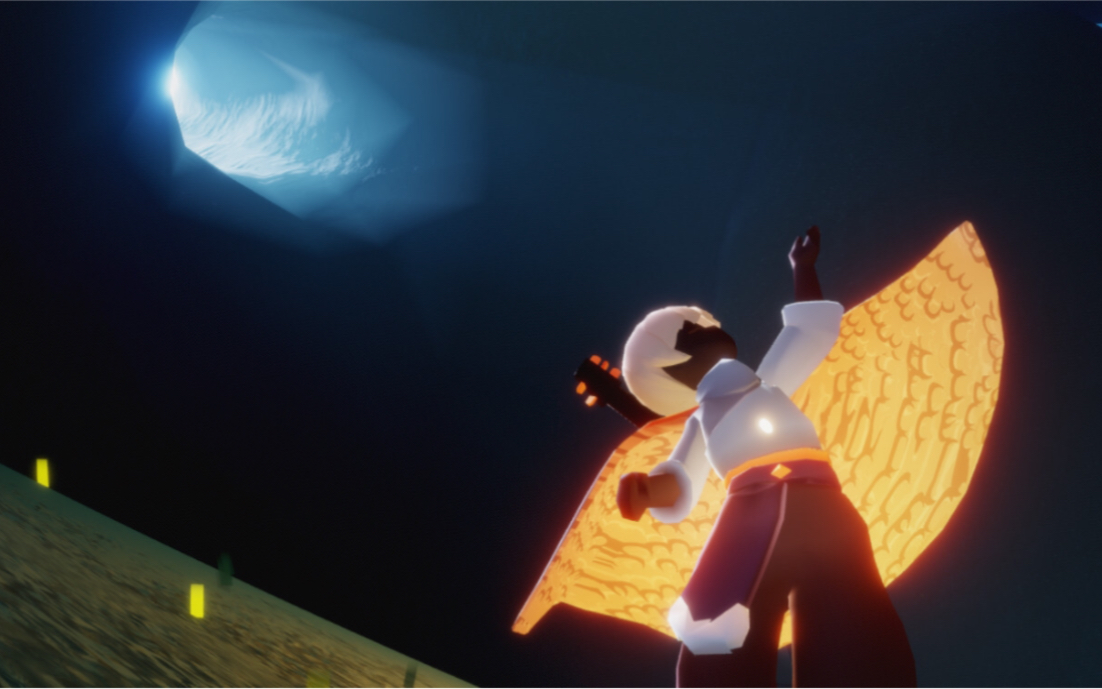 光遇黑金斗篷吉他测评