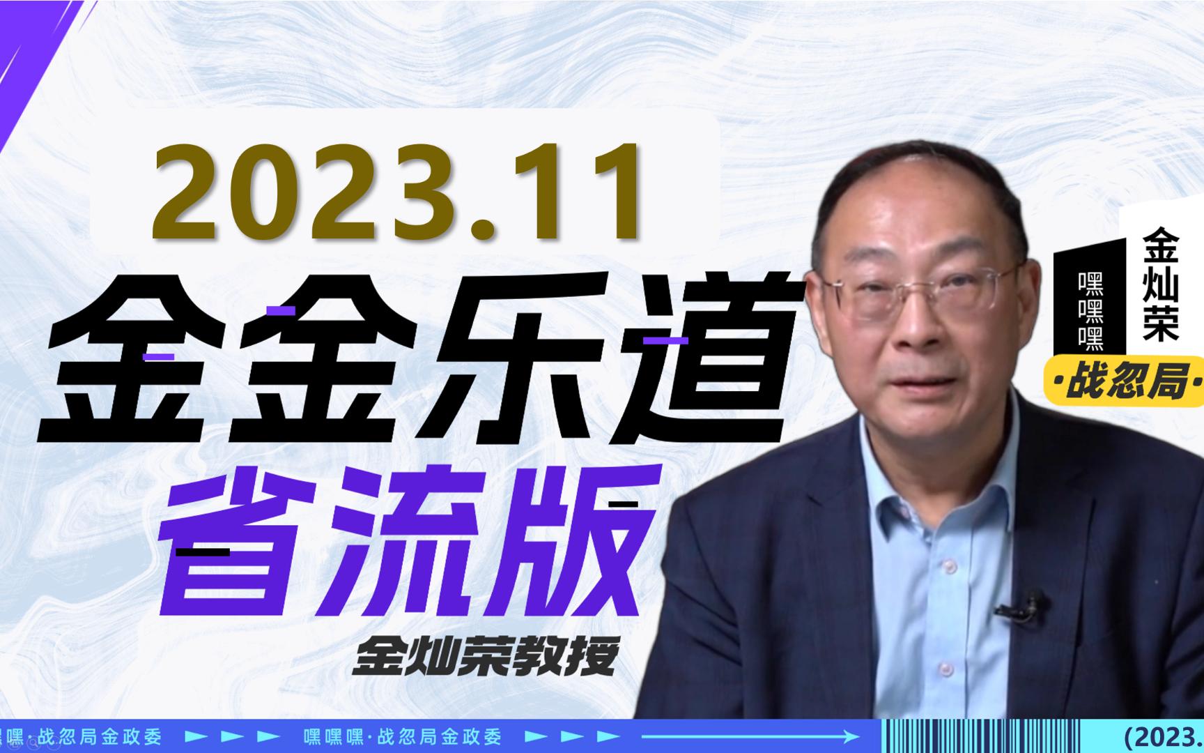 【金金乐道省流版】金灿荣教授观点总结2023年11月哔哩哔哩bilibili