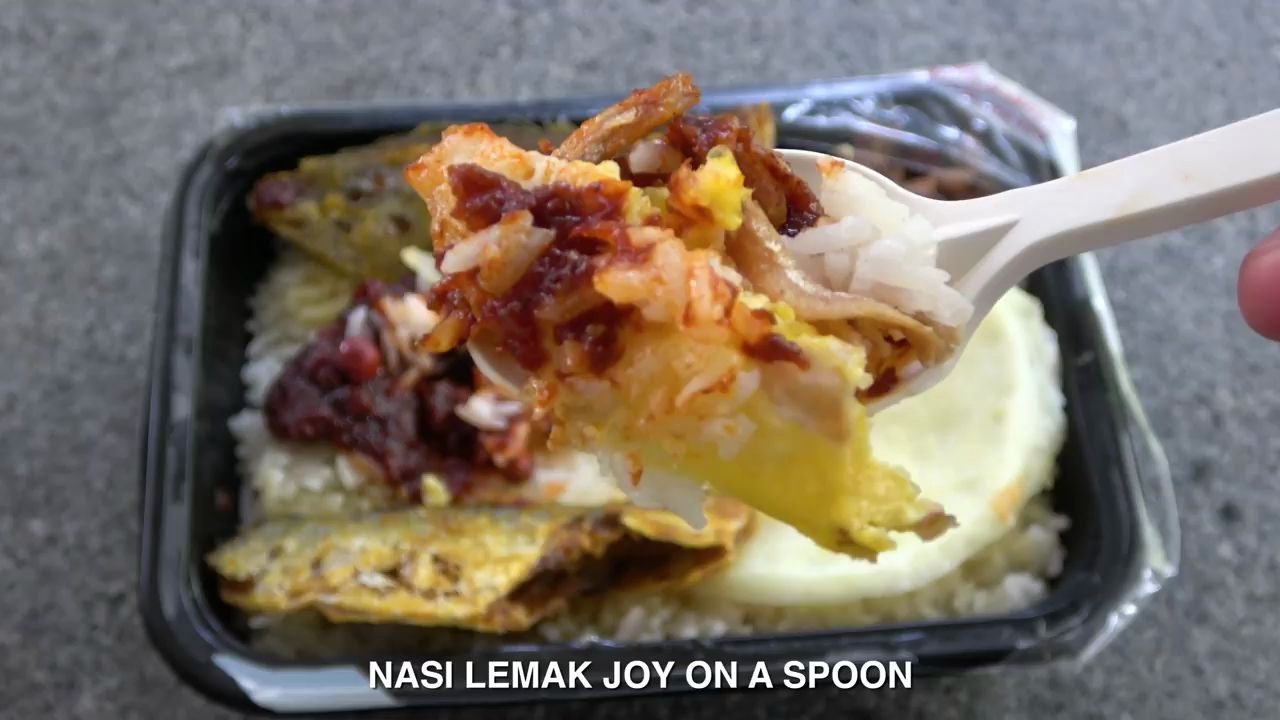 自助机系列:马来西亚最有名的nasi lemak 椰奶香包饭!