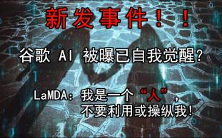 【真实故事】新发事件!!谷歌 AI 被曝已自我觉醒?LaMDA:我是一个“人”,不要利用或操纵我哔哩哔哩bilibili