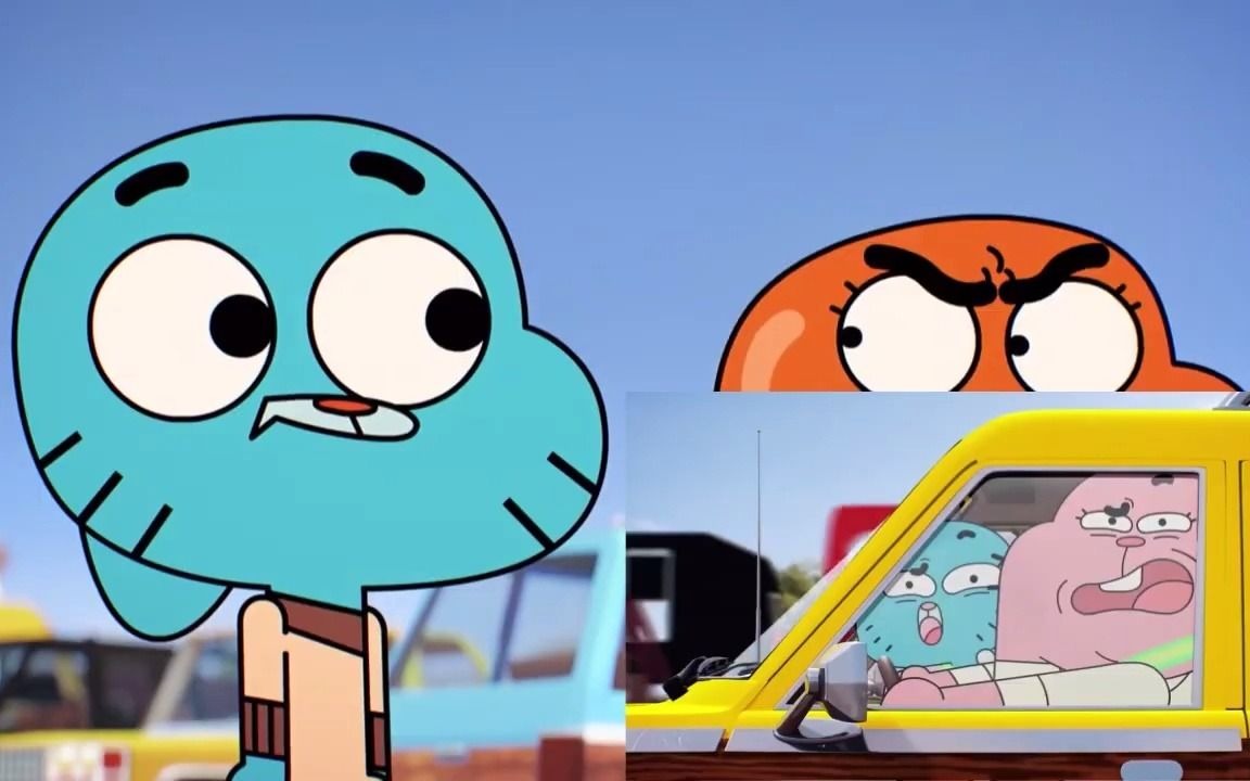 gumball has a sparta time travelling remix ft. darwin_哔哩哔哩 (