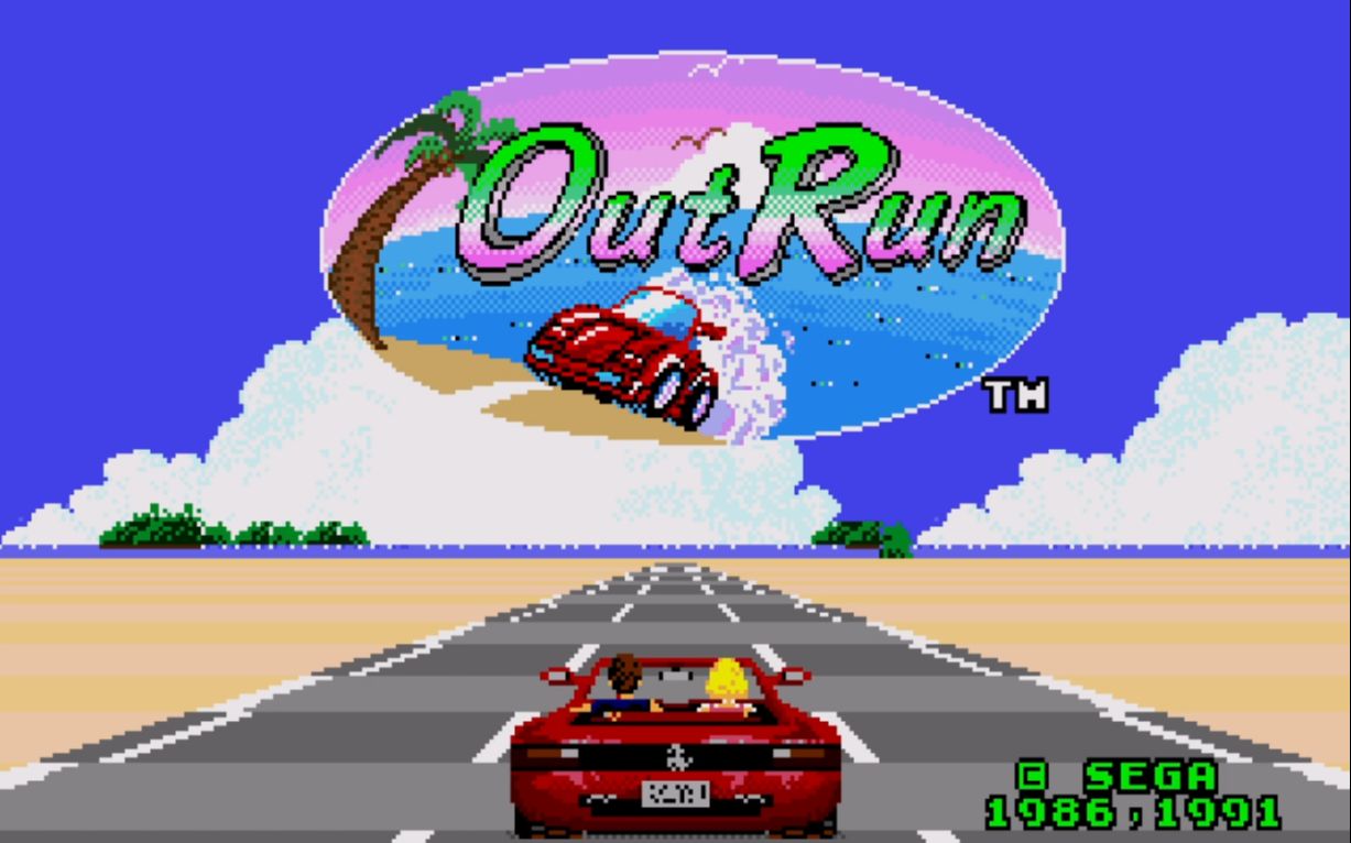 outrunmd版通关实况