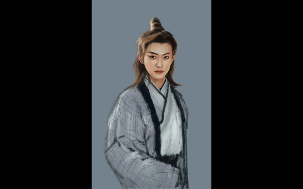 画一个年轻的沙溢