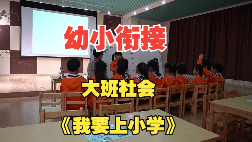 《我要上小学》幼小衔接公开课优质课视频 幼师上课视频