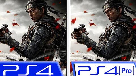 4k 对马岛之魂ps4和ps4 Pro画质材质帧率对比 含棋盘4k对比 哔哩哔哩