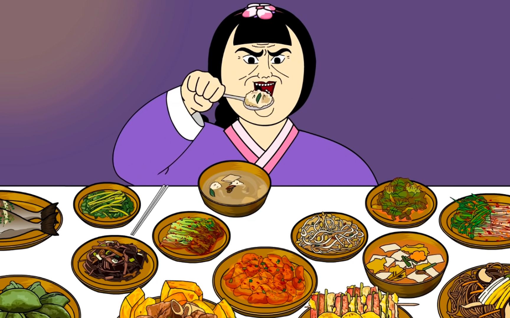 女孩子都是小鸟胃?妹子狂炫泡菜,那叫一个嘎嘎香