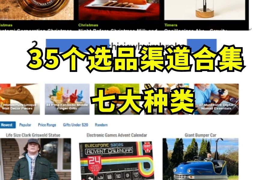 简直太牛了!35个跨境电商选品渠道哔哩哔哩bilibili