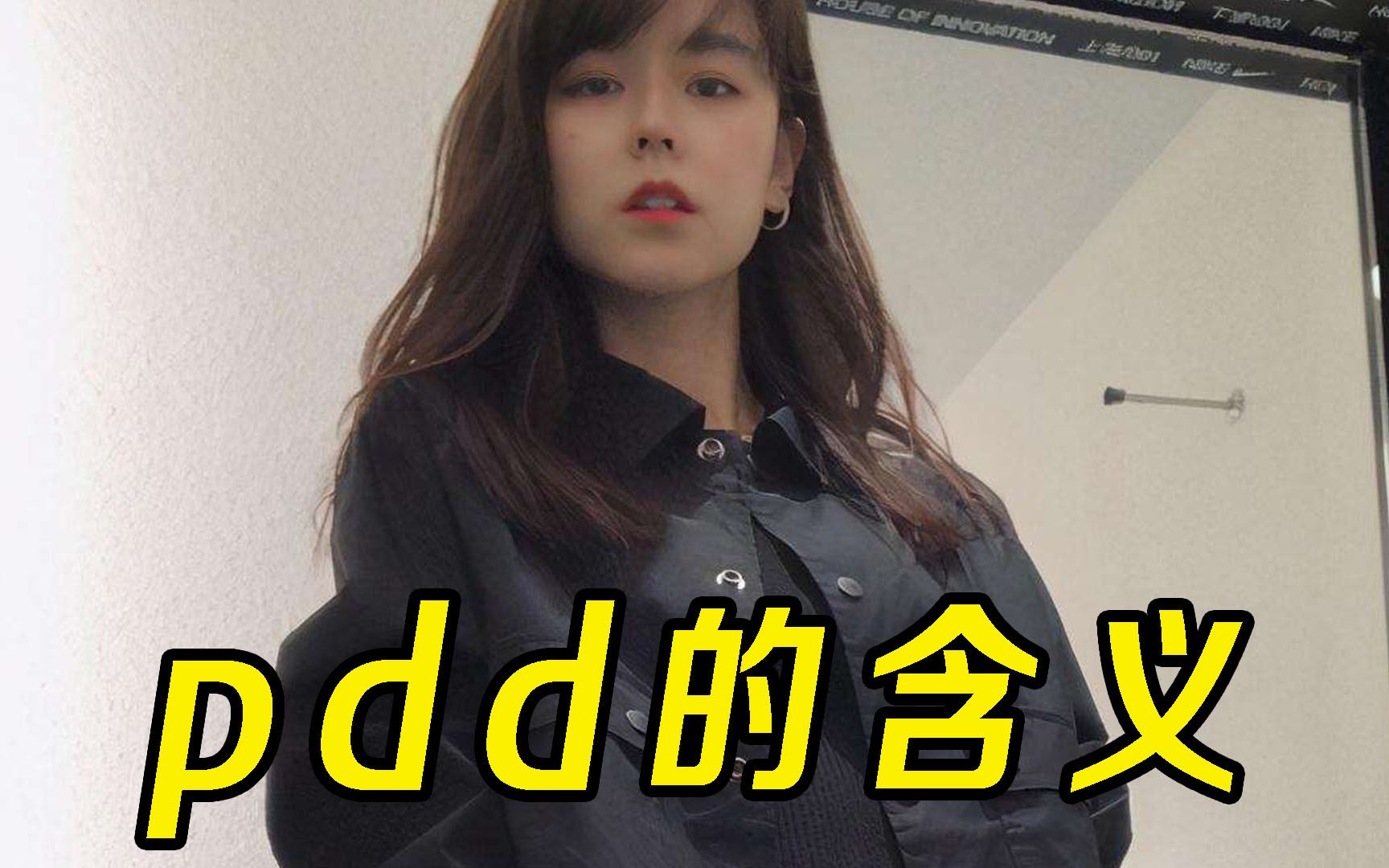 【pdd的含义】pdd到底是什么意思呢?网络游戏热门视频