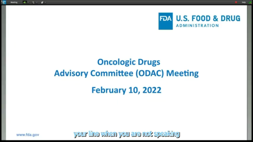 FDA 信达/礼来PD1单抗的ODAC meeting3 2022210哔哩哔哩bilibili