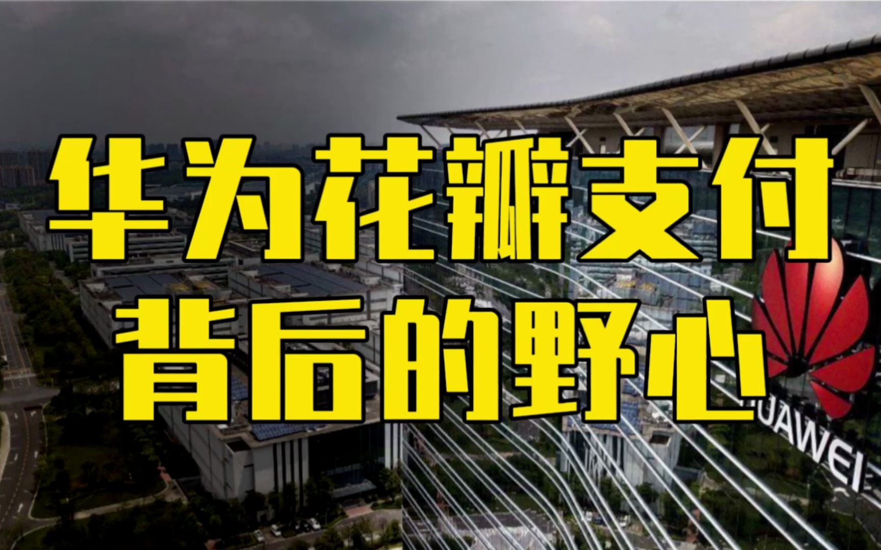 华为声明!花瓣支付是小事,不做微信支付宝,为了全球战略与野心哔哩哔哩bilibili