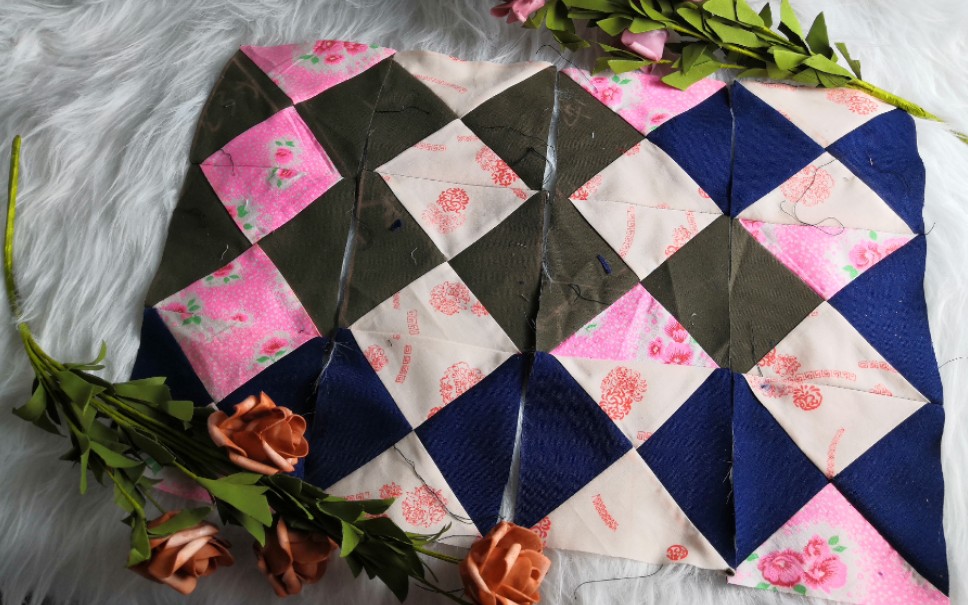 周周巧拼布之三角形拼布方法