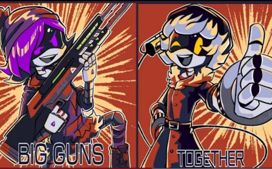 n and uzi are an iconic crime fighting duo!