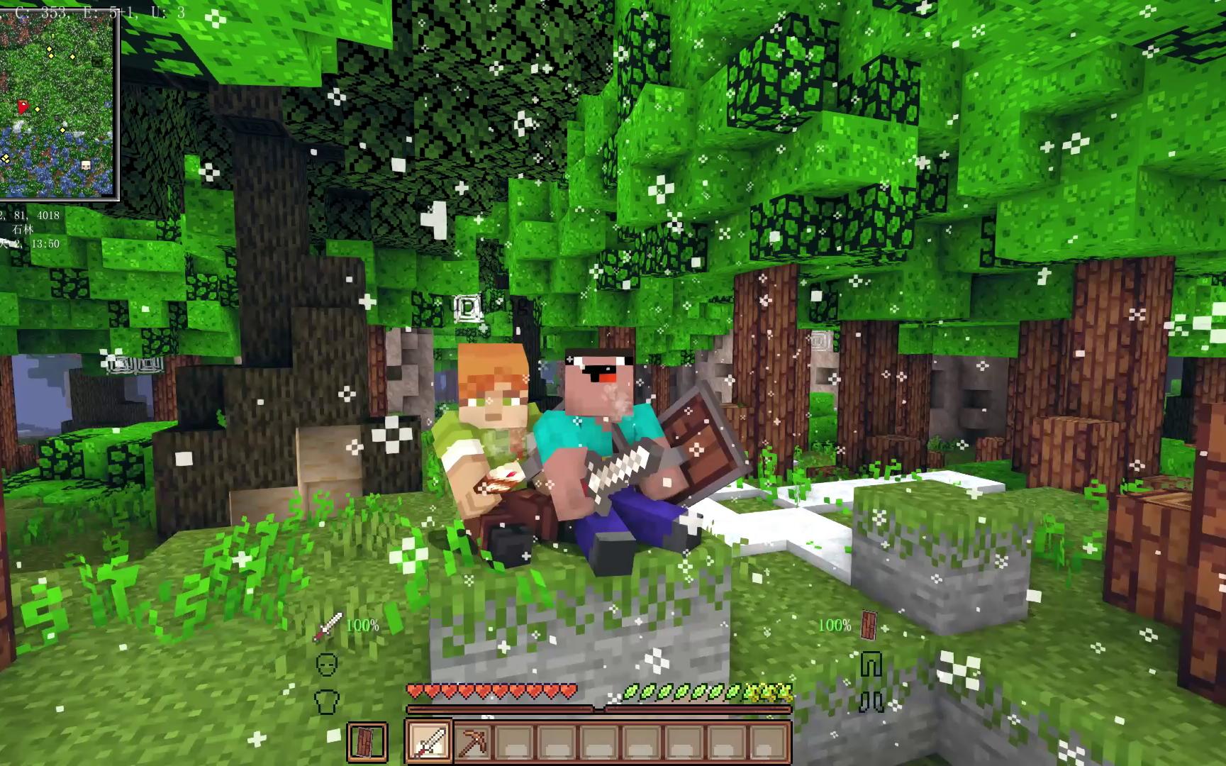 我的世界异世界幻想生存p1_我的世界_实况解说