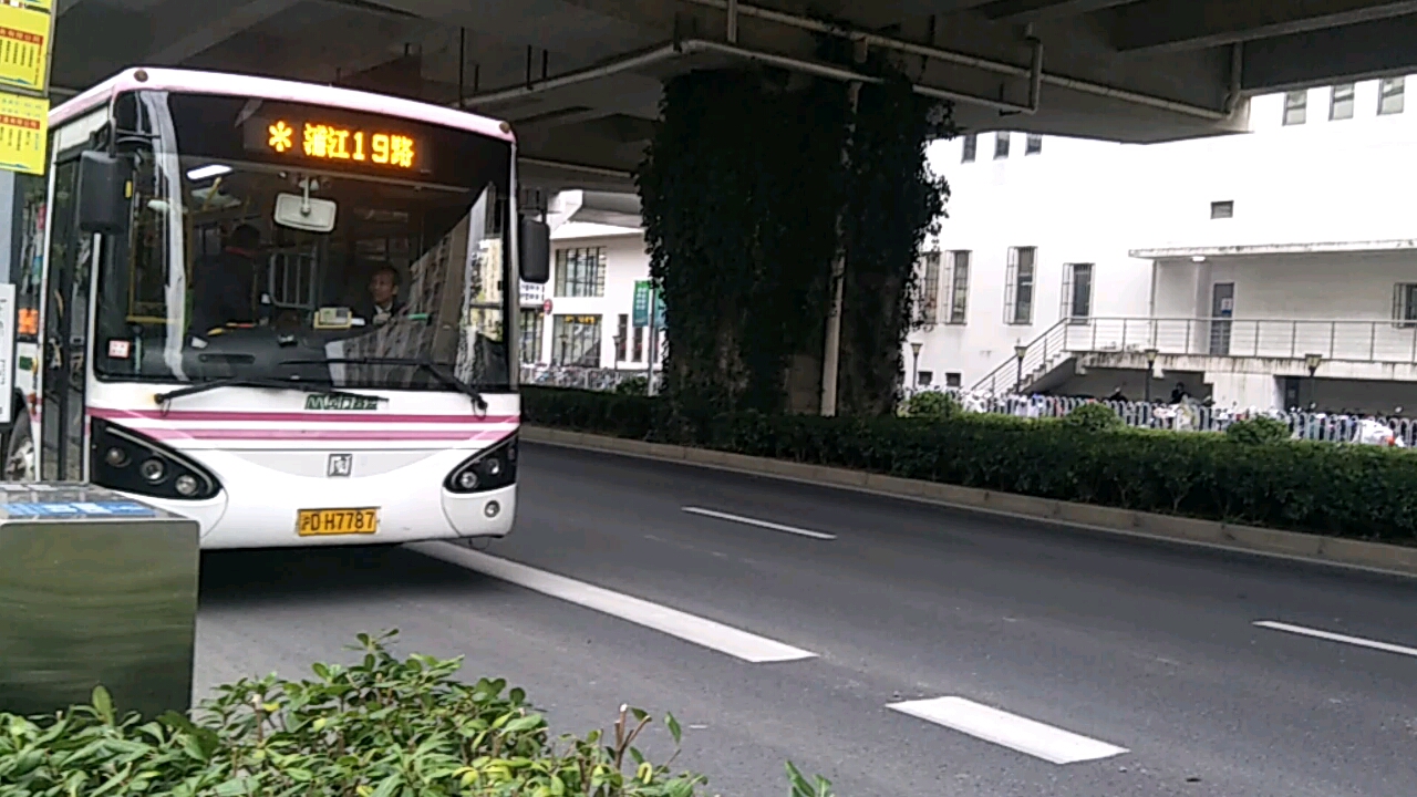 【上海公交】浦江19路7787出鲁南路汇臻路站