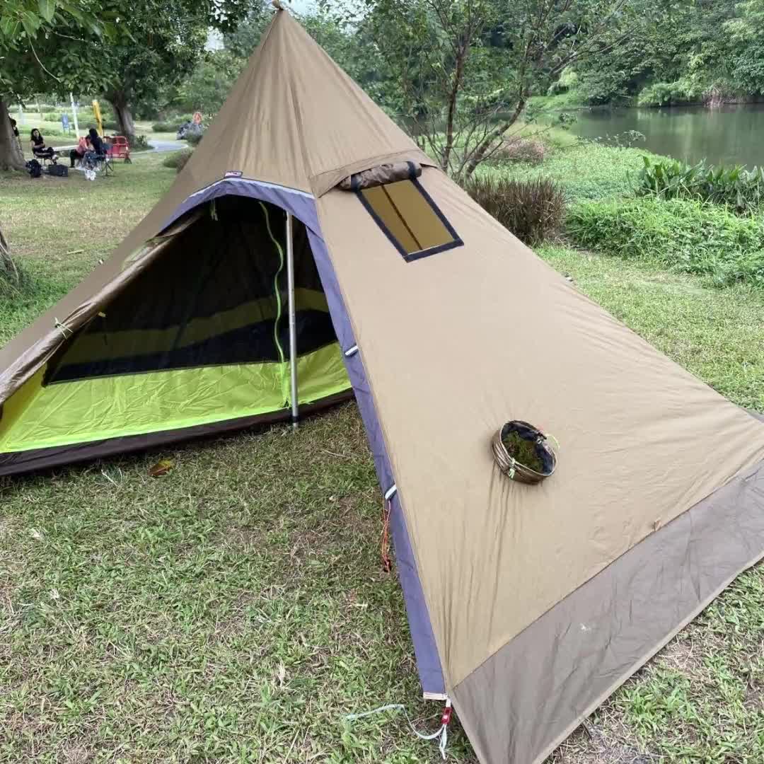 【139元券】现货luxe金字塔f6 e s双人柴火炉露营登山徒步帐篷配送中