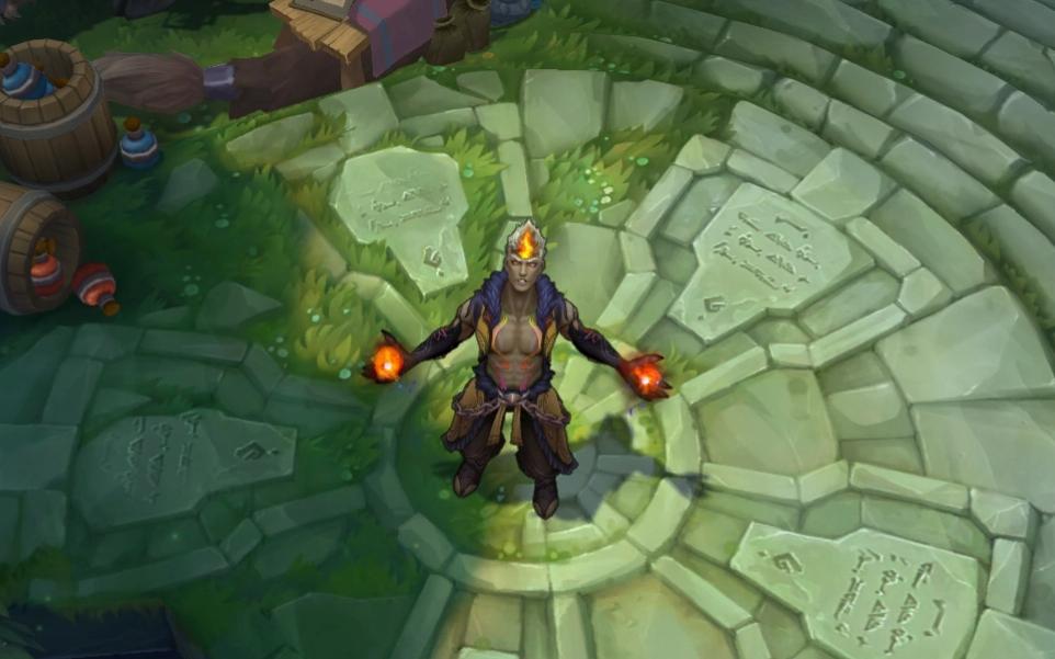 【lol】火男神龙尊者聚鹤炫彩皮肤演示